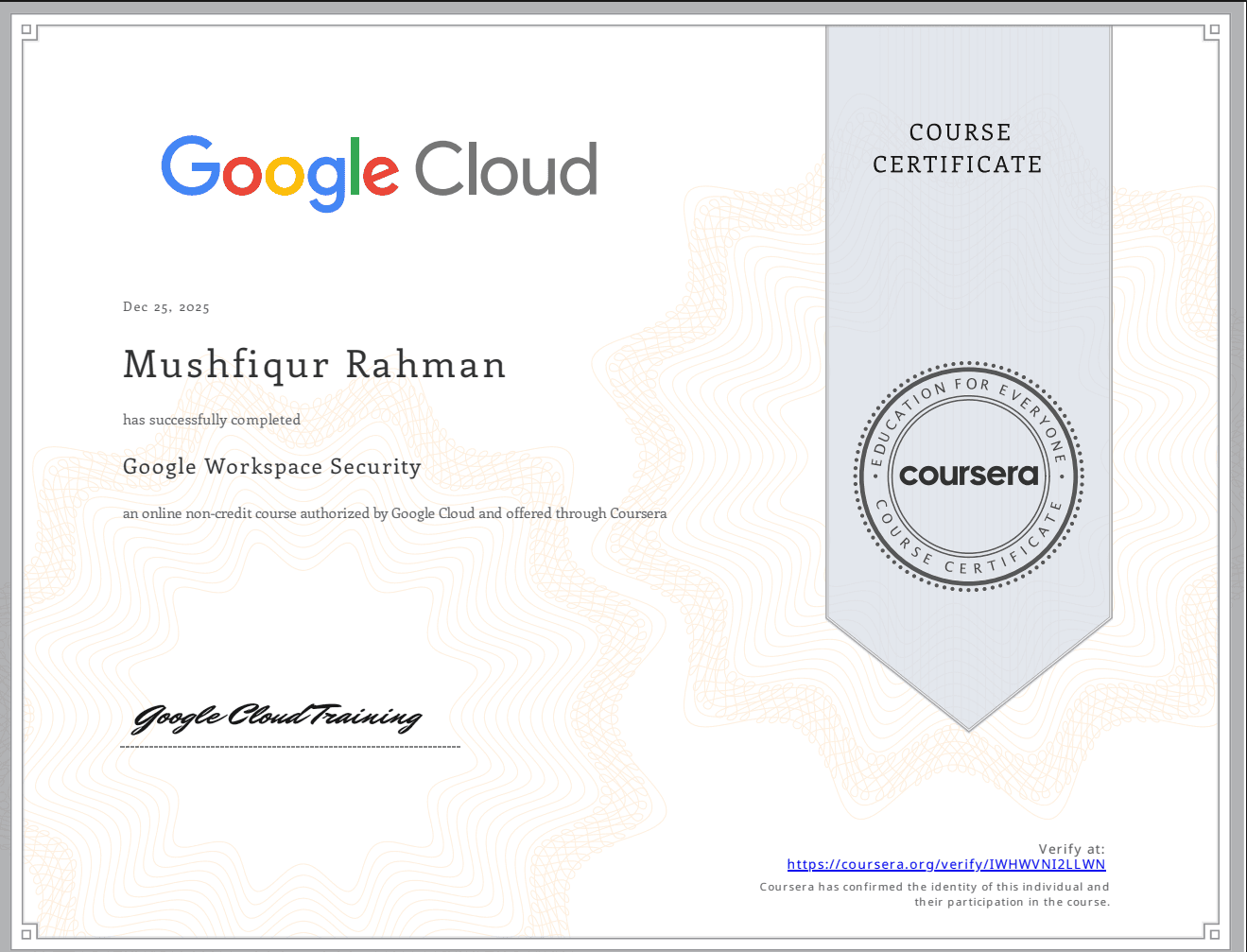 Google Workspace Security