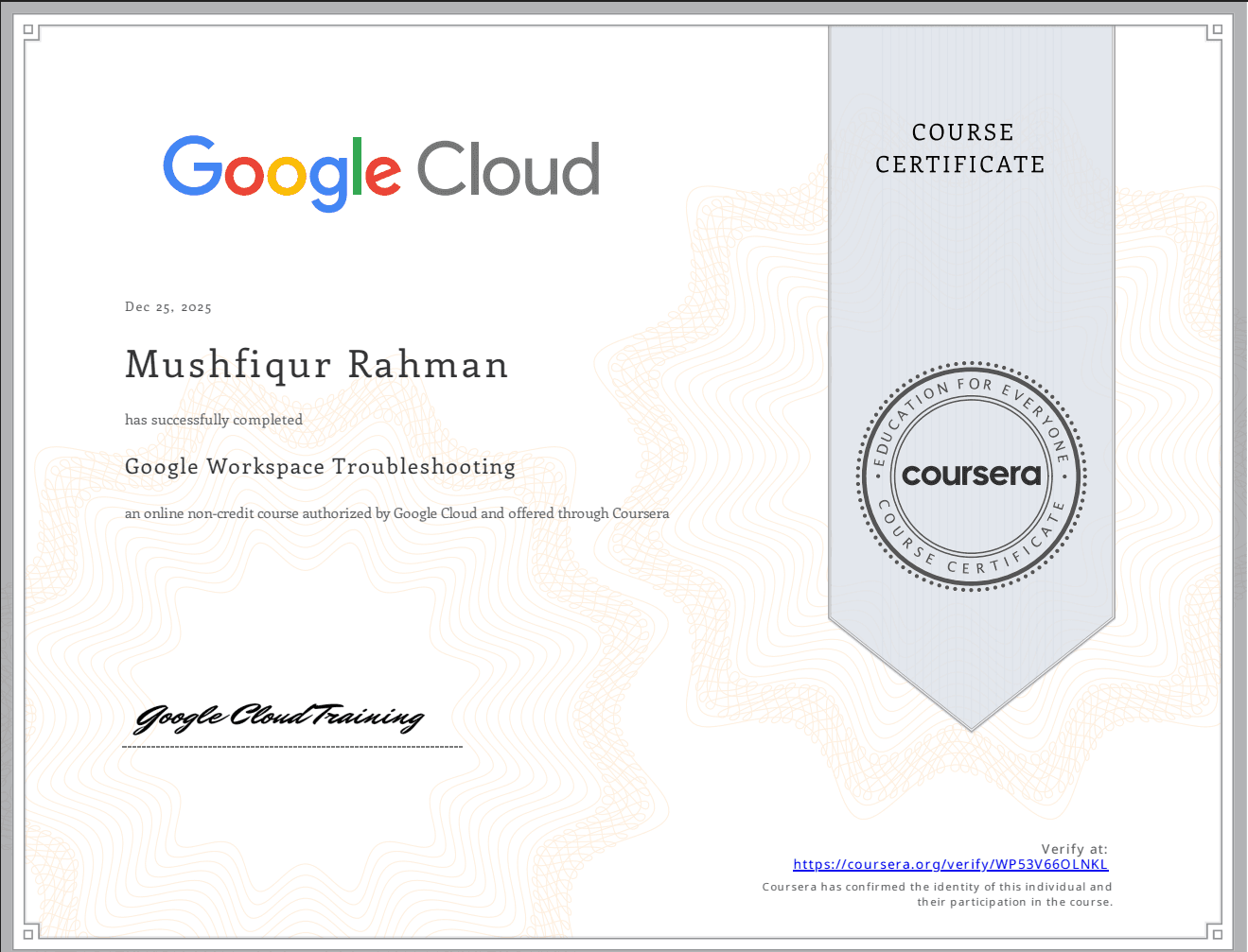 Google Workspace Troubleshooting